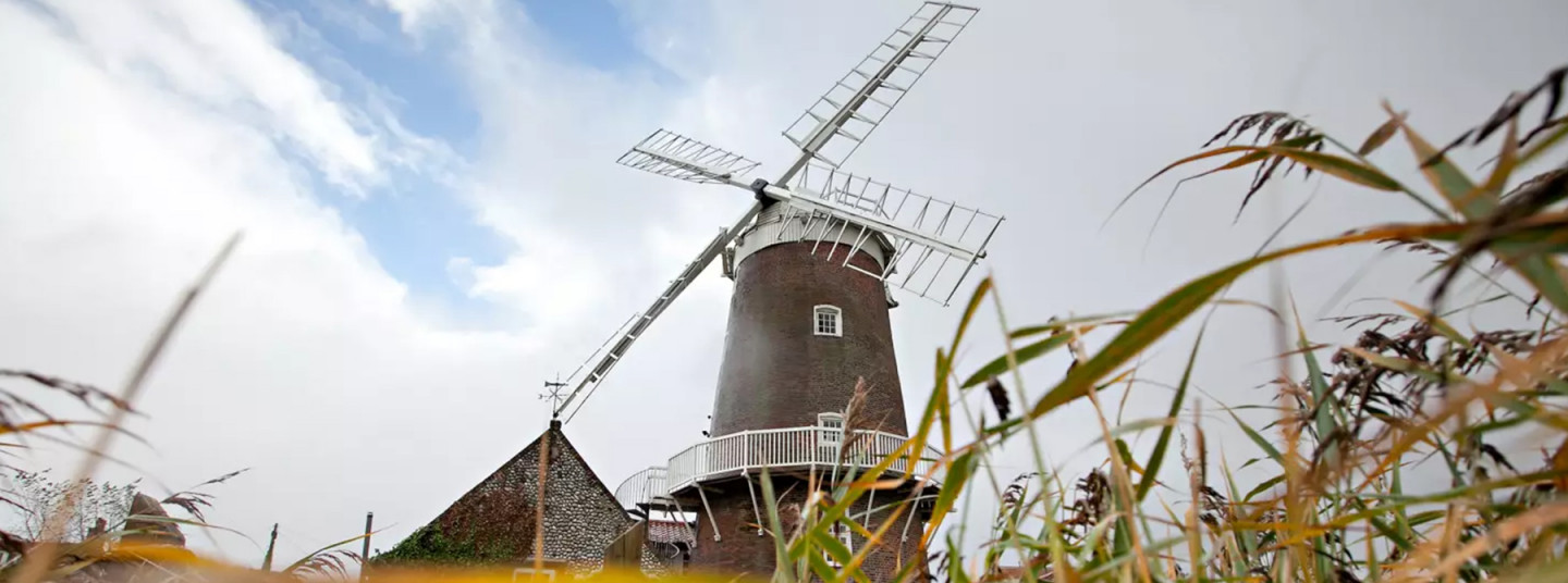 Cley Windmill is not far from our pub near Holt